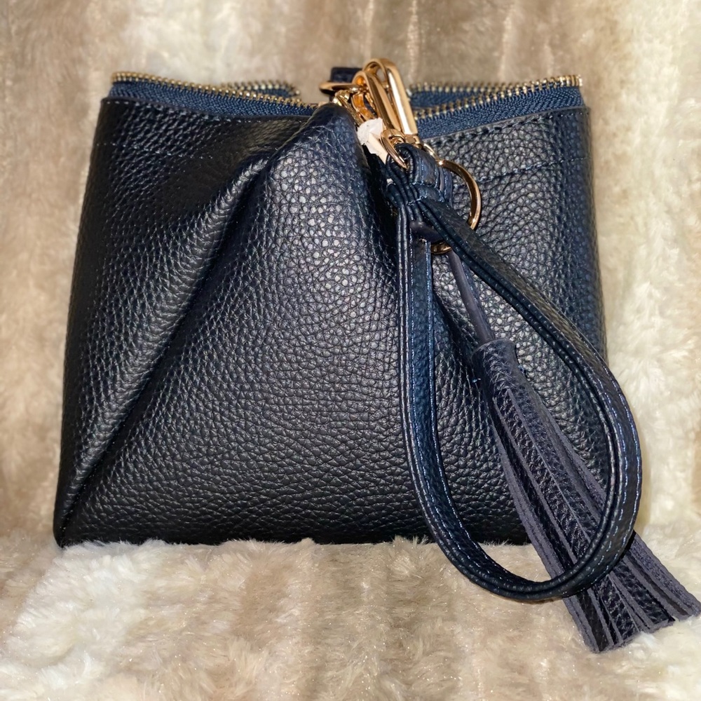 Navy Wristlet